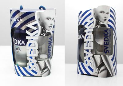 Estuche para Vodka con cordón