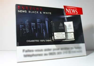 PLV in cartone per tabacco