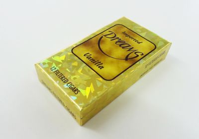 Scatola con coperchio con laminazione olografica