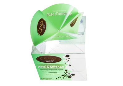 Étui transparent en APET imprimé (avec fermeture en forme de fleur)